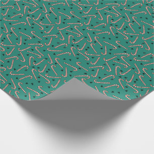 Candy Cane niedliche Weihnachtsaufenthalte Geschenkpapier