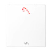 Candy Cane Notizblock (Vorderseite)