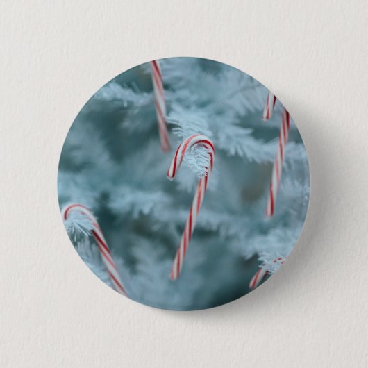 Candy Cane on Tree Button (Vorderseite)