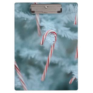 Candy Cane on Tree Klemmbrett