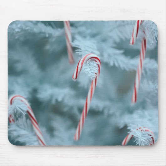 Candy Cane on Tree Mousepad (Vorne)