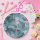 Candy Cane on Tree Pappteller (Party)