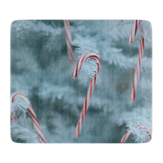 Candy Cane on Tree Schneidebrett (Vorderseite)