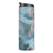 Candy Cane on Tree Thermosbecher (Nach rechts gedreht)