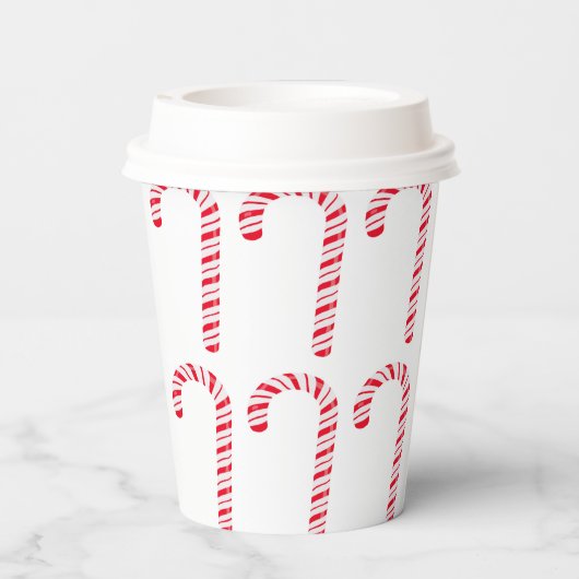 Candy Cane Paper Cup Pappbecher (Rückseite)
