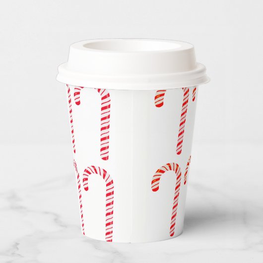 Candy Cane Paper Cup Pappbecher (Rechts)