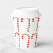 Candy Cane Paper Cup Pappbecher (Vorderseite)