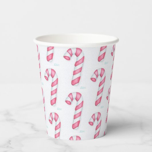 Candy Cane Pappbecher (Rückseite)