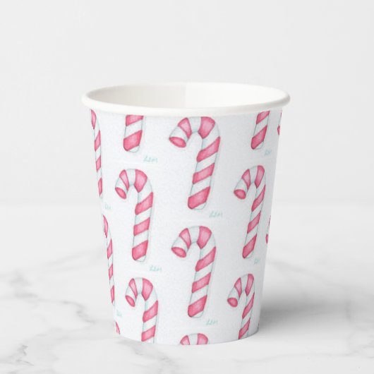 Candy Cane Pappbecher (Links)