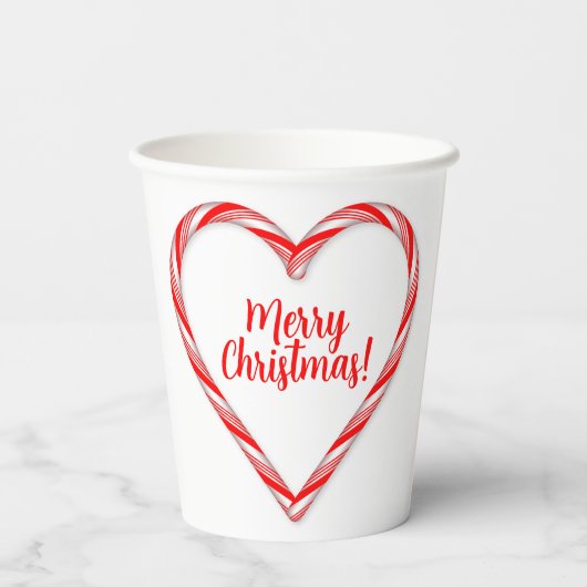 Candy Cane Pappbecher (Rückseite)