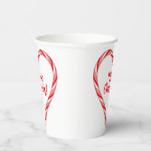 Candy Cane Pappbecher (Rechts)