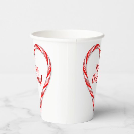 Candy Cane Pappbecher (Rechts)