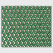 Candy Cane Pattern Geschenkpapier (Flach)