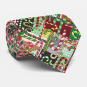 Candy Cane Pattern Krawatte (Gerollt)