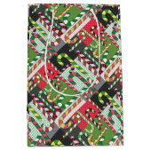 Candy Cane Pattern Mittlere Geschenktüte (Vorderseite)