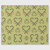 Candy Cane Pattern Packpapier (Flach)
