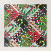 Candy Cane Pattern Puzzle (Horizontal)