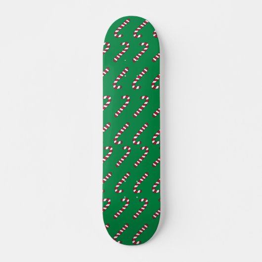Candy Cane Pattern Skateboard (Vorne)