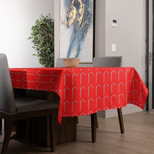 Candy Cane Pattern Tablecloth Tischdecke