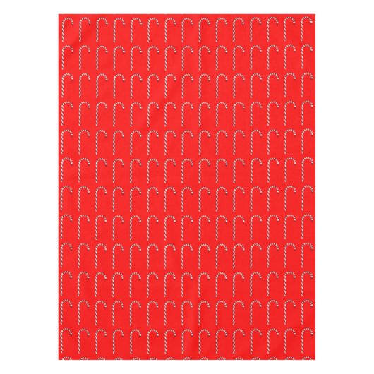 Candy Cane Pattern Tablecloth Tischdecke (Vorderseite)