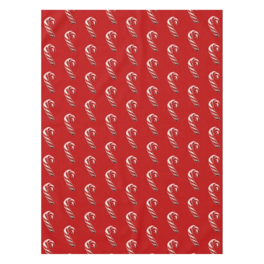 Candy Cane Pattern Weihnachten Tischdecke (Vorderseite)