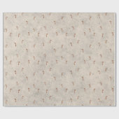 Candy Cane Pattern Wrapping Paper Geschenkpapier (Flach)