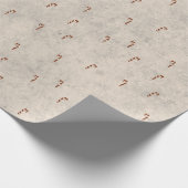 Candy Cane Pattern Wrapping Paper Geschenkpapier (Ecke)