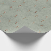 Candy Cane Pattern Wrapping Paper Geschenkpapier (Ecke)