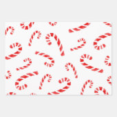 Candy Cane Patterns Geschenkpapier Set (Vorderseite)