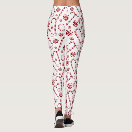 Candy Cane Peppermint Leggings (Rückseite)