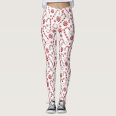 Candy Cane Peppermint Leggings (Vorderseite)