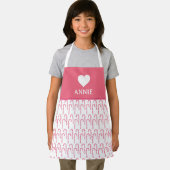 Candy Cane Peppermint Weihnachtsfeiertag Name Schürze (Insitu)