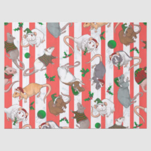 Candy Cane Pet Rattie Weihnachten! Seidenpapier