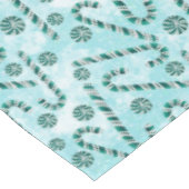 Candy Cane Pfefferminzfestivals Tischdecke (Schrägansicht)