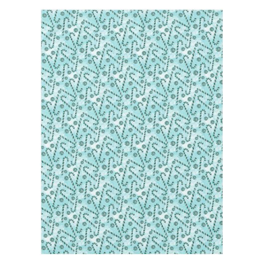 Candy Cane Pfefferminzfestivals Tischdecke (Vorderseite)