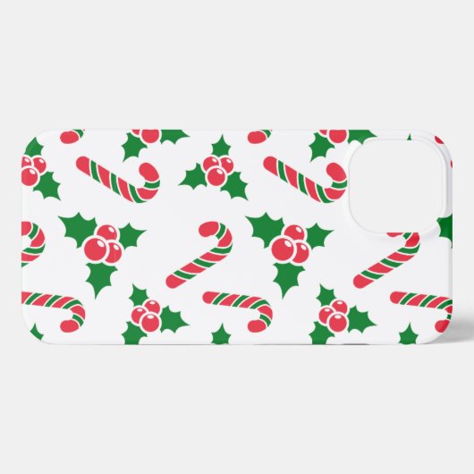 Candy Cane Phone Case iPhone Hülle (Rückseite (Horizontal))