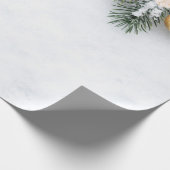 Candy Cane, Pine Trees Branches, Balls Geschenkpapier (Ecke)