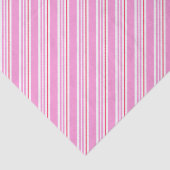 Candy Cane Pink und White Christmas Pattern Seidenpapier (Detail)