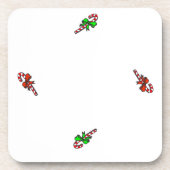 Candy Cane Plastic Untersetzer (Vorderseite)