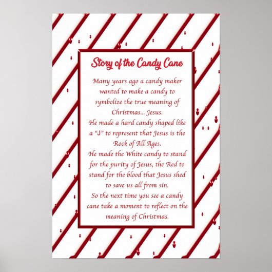 Candy Cane Poster (Vorne)