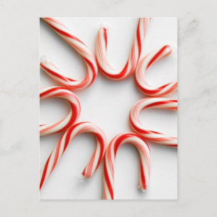 Candy Cane Postkarte