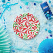 Candy Cane Printed Party Paper Plates Pappteller (Party)