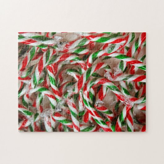 Candy Cane Puzzlesprint Puzzle (Horizontal)