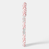 Candy Cane Red and White Pattern Case-Mate iPhone Hülle (Rückseite / Rechts)