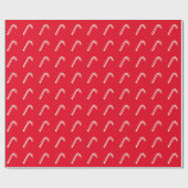 Candy Cane Red Niedlich Simple Christmas Holiday W Geschenkpapier (Flach)