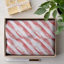 Candy Cane Red Stripes Weihnachten Seidenpapier