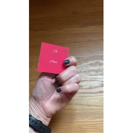 Candy Cane Ribbon Classic Illustration Geschenkanhänger