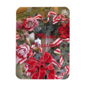 Candy Cane Ribbon Magnet (Vertikal)
