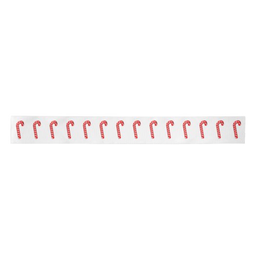 Candy Cane Ribbon Satinband (Vorderseite)