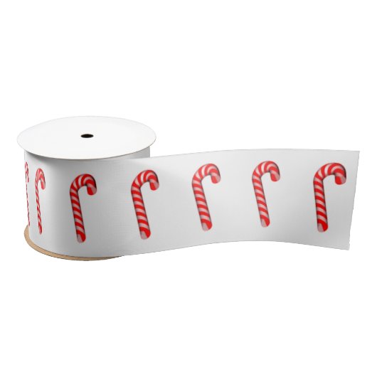 Candy Cane Ribbon Satinband (Spule)